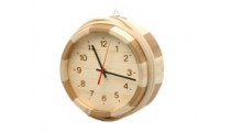 Часы деревянные 2-х цветные (сосна и термососна) Ф